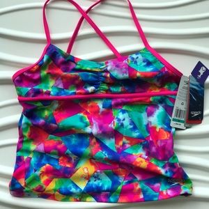 Girls Speedo one piece tank top.